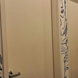 Yelp Elite Experience at The Greek Gyro - Restroom signage