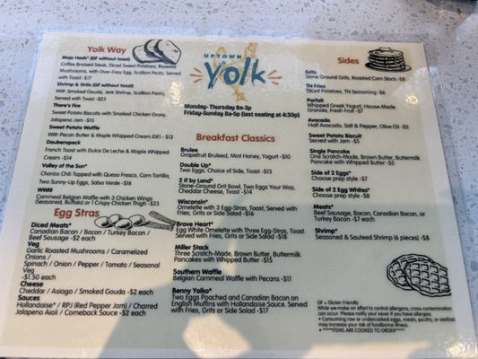 Menu photo 2 Uptown Yolk Charlotte, NC