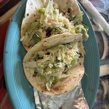 Carlos Cantina - Tacos Al Pastor (cheese and lettuce) - Mexican Near Me - Iron Mountain, Michigan