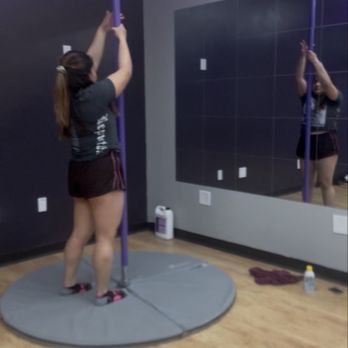 GeminiEX Studios - Private class featuring pole with mat - Dance Studios Near Me