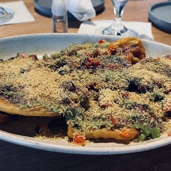 Clove & Cardamom - Eggplant and potato chat - Indian Near Me - Columbia, Maryland Clove & Cardamom - Eggplant and potato chat - Indian Near Me - Columbia, Maryland