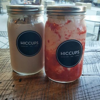 Hiccups Veo Cafe - Horchata Mocha Frap ave strawberry Mango smoothie - Asian Fusion Near Me - Carson, California