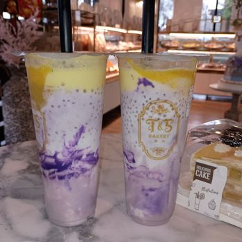 T&5 Cafe Bakery - S6- mango taro pomelo sago - Bakeries Near Me - Folsom, California