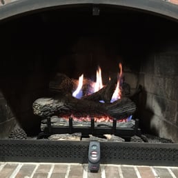 Got a new fireplace with remote installed!! Works good and gives a rich look especially when friends come by !! Got a new fireplace with remote installed!! Works good and gives a rich look especially when friends come by !!