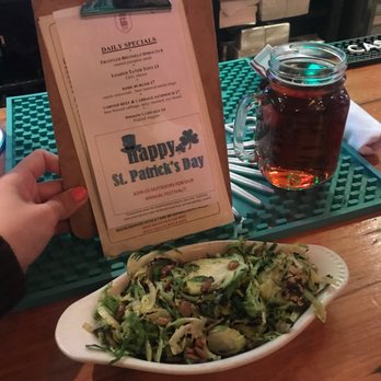 Route 66 Smokehouse - Truffled brussel sprouts and Abita Mardi Gras Beer. - Barbeque Near Me - New York, New York