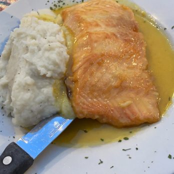 Tango Sur - Salmon with oranges one sauce and mashed potatoes - Latin American Near Me - Chicago, Illinois