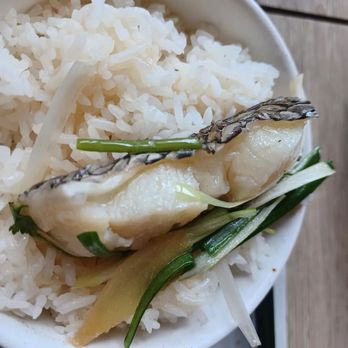 Hai Yen - Steamed Seabass with ginger-scallion - Vietnamese Near Me - Chicago, Illinois Hai Yen - Steamed Seabass with ginger-scallion - Vietnamese Near Me - Chicago, Illinois