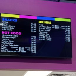 Food menu