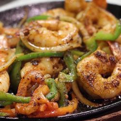 Fajitas de camaron