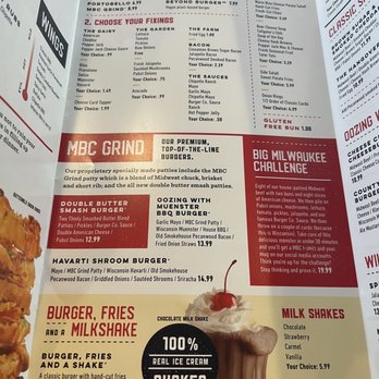 Milwaukee Burger Company - Menu - Burgers Near Me - La Crosse, Wisconsin Milwaukee Burger Company - Menu - Burgers Near Me - La Crosse, Wisconsin