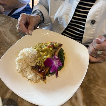 McGee's 72 - Salmon with mango salsa - American Near Me - Williamsburg, Michigan