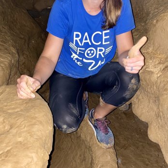 Cumberland Caverns - Natural balance beam formed by water! - Tours Near Me - McMinnville, Tennessee
