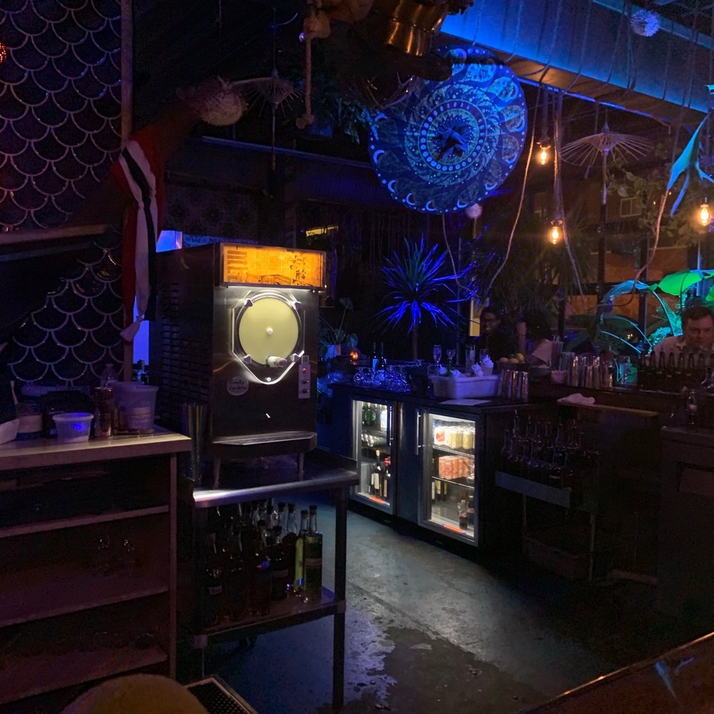 Jungle Room - the interior of a jungle themed bar - Bars Near Me - Richmond, Virginia