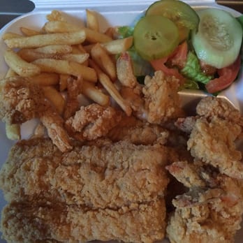 C & A Seafood - Fried catfish and shrimp platter - Seafood Near Me - New Orleans, Louisiana