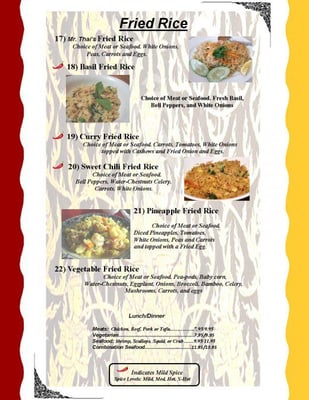 Menu photo 7 Mr Thai Northville, MI