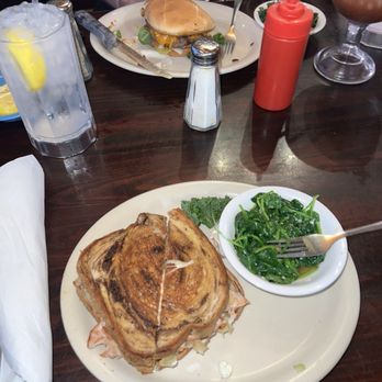 Miller's Seawall Grill - Turkey Reuben and sautéed spinach - Seafood Near Me - Galveston, Texas Miller's Seawall Grill - Turkey Reuben and sautéed spinach - Seafood Near Me - Galveston, Texas