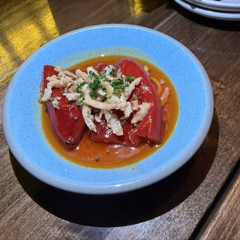Company Bar - Stuffed Piquillo Peppers ($4 each, 2 pictured) - Bars Near Me - Minneapolis, Minnesota Company Bar - Stuffed Piquillo Peppers ($4 each, 2 pictured) - Bars Near Me - Minneapolis, Minnesota