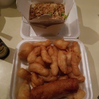 Ho-Ho - Sweet and sour chicken , shrimp fried rice and shrimp eggroll - Chinese Near Me - Jacksonville, Florida Ho-Ho - Sweet and sour chicken , shrimp fried rice and shrimp eggroll - Chinese Near Me - Jacksonville, Florida