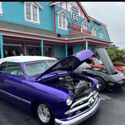 Route 66 - We were there at the car show love this place was clean quick serves and great menu