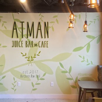 Atman Juice Bar & Cafe - the interior of the restaurant - Coffee & Tea Near Me - Watertown, New York
