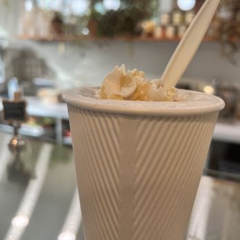 Cajou Creamery - Mint chocolate chip hot chocolate - Vegan Near Me - Baltimore, Maryland Cajou Creamery - Mint chocolate chip hot chocolate - Vegan Near Me - Baltimore, Maryland