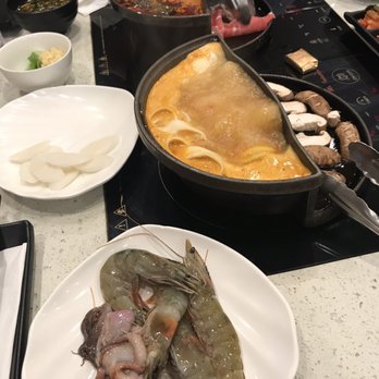 IPOT - 1 portion of calamari and 1 shrimp - Hot Pot Near Me - San Francisco, California