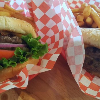 Good Burger - Bacon Cheeseburger and Double Cheeseburger/ no veg, both with fries (6/12/21) - Burgers Near Me - Shoreline, Washington