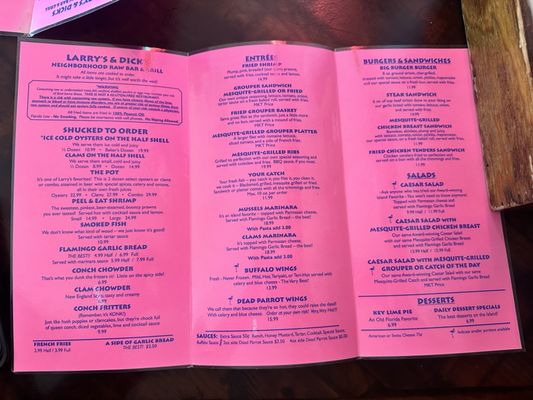 Menu photo 4 Lazy Flamingo Bokeelia, FL Menu photo 4 Lazy Flamingo Bokeelia, FL