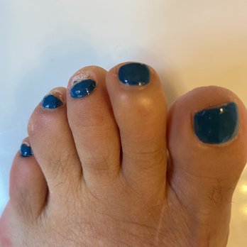 Lucky Nails - Craggy finish to the pedicure. - Nail Salons Near Me - Lee, Massachusetts Lucky Nails - Craggy finish to the pedicure. - Nail Salons Near Me - Lee, Massachusetts