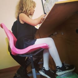 In Stitches Sewing & Design Studio - Beginner student Phoebe.