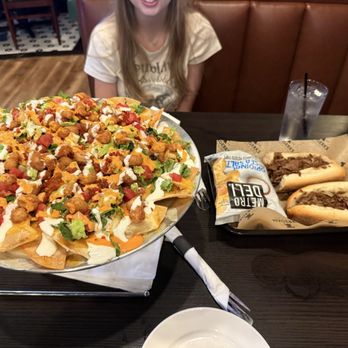 MaGerk's Pub & Grill - Firecracker nachos and cheesesteak with onions. - Pubs Near Me - Langhorne, Pennsylvania MaGerk's Pub & Grill - Firecracker nachos and cheesesteak with onions. - Pubs Near Me - Langhorne, Pennsylvania