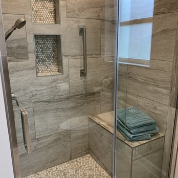 Janele Stratton Designs - ADA Compliant Rustic Modern Spa Bathroom Design - Interior Design Near Me Janele Stratton Designs - ADA Compliant Rustic Modern Spa Bathroom Design - Interior Design Near Me
