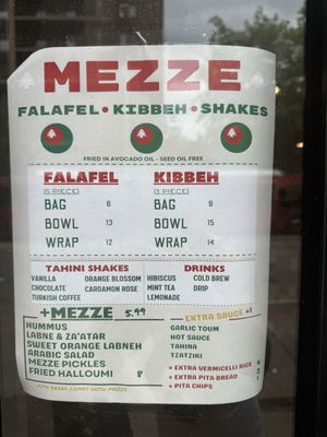 Menu photo 1 Mezze Pittsburgh, PA