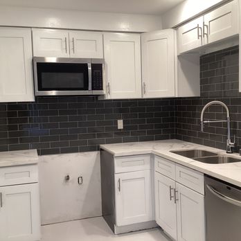 South California Tile - This is completing floor and back splash - Tiling Near Me