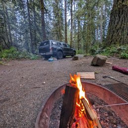 Fire pit and campsite