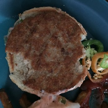 The Region - Handcrafted Hamburgers - The veggie burger I received from The Region. - Burgers Near Me - Chicago, Illinois