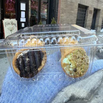 Bova's Bakery - Pistachio Cannoli and Oreo Cannoli - Bakeries Near Me - Boston, Massachusetts Bova's Bakery - Pistachio Cannoli and Oreo Cannoli - Bakeries Near Me - Boston, Massachusetts