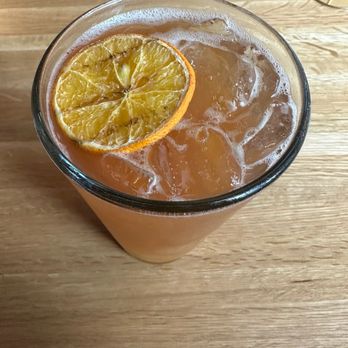 The Monica - Tea Town (peach whiskey, green tea, and peach nectar) - Breakfast & Brunch Near Me - Tucson, Arizona The Monica - Tea Town (peach whiskey, green tea, and peach nectar) - Breakfast & Brunch Near Me - Tucson, Arizona