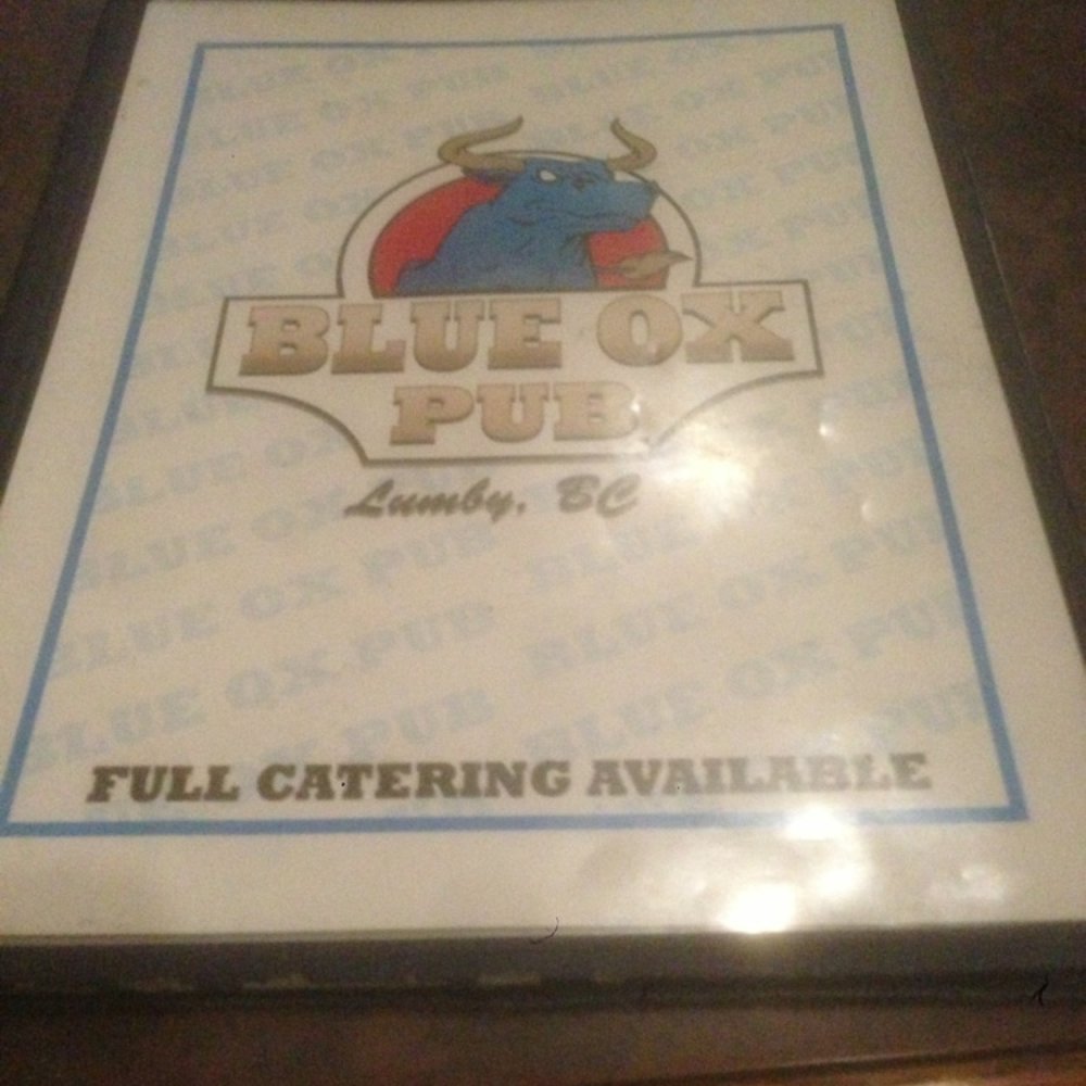 Blue Ox Pub - full catering available - Pubs Near Me - Lumby, British Columbia
