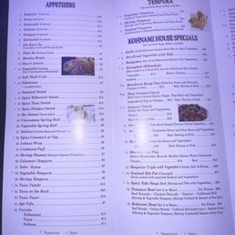 Menu Menu