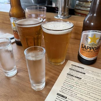 Monster Ramen - Beer and a shot of Sake - Ramen Near Me - Chicago, Illinois Monster Ramen - Beer and a shot of Sake - Ramen Near Me - Chicago, Illinois