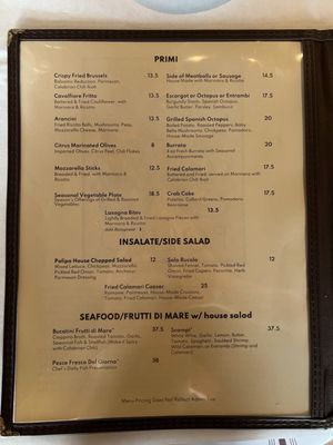 Menu photo 2 Trattoria Polipo Augusta, GA