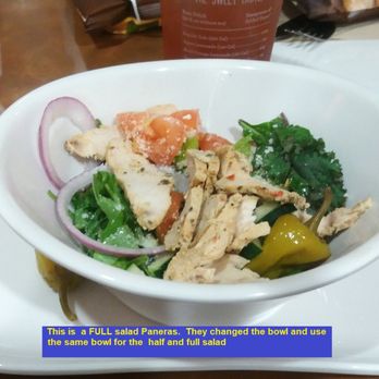 Panera Bread - Full Salad is now the same bowl as half salad - Sandwiches Near Me - Chester, Virginia Panera Bread - Full Salad is now the same bowl as half salad - Sandwiches Near Me - Chester, Virginia