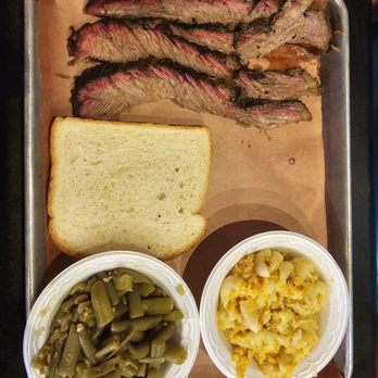 Pot Smoker BBQ - Brisket meal with green beans and mac-n-cheese - Barbeque Near Me - Aiken, South Carolina Pot Smoker BBQ - Brisket meal with green beans and mac-n-cheese - Barbeque Near Me - Aiken, South Carolina