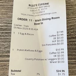 Our bill, thanks Trish! Our bill, thanks Trish!