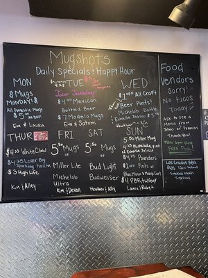 Menu photo 2 Mugshots Sports Bar Cypress, CA