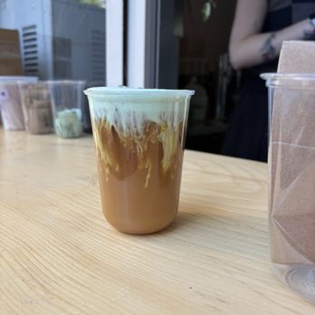 Pipsqueak - brown butter pistachio cold brew with brown butter pistachio cold foam - Coffee & Tea Near Me - Denver, Colorado Pipsqueak - brown butter pistachio cold brew with brown butter pistachio cold foam - Coffee & Tea Near Me - Denver, Colorado