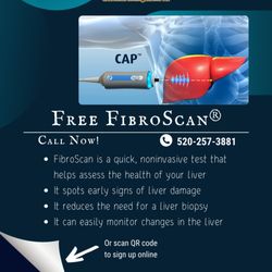 Del Sol Research Management - FREE FIBROSCANS! Call now to schedule your appointment! 520-257-3881 https://www.delsolresearch.com/studies/#!/study/131/apply