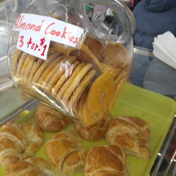 Mom's Donuts - almond cookies ham & cheese stuffed croissant - Donuts Near Me - Lawndale, California
