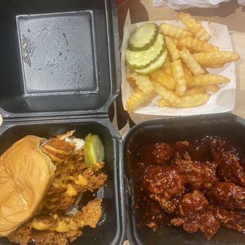 Dave's Hot Chicken - Dave's #2 2 Sliders w/ Fries - Chicken Shop Near Me - Montgomery, Alabama